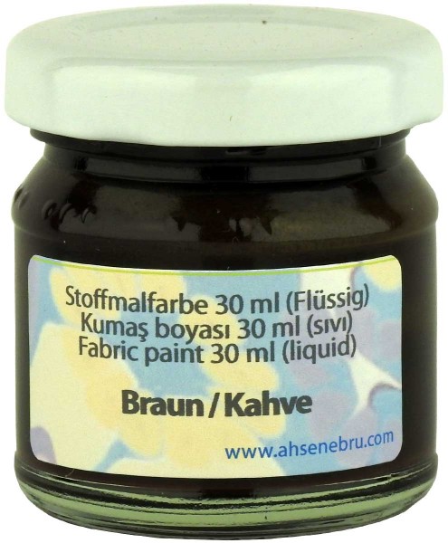 Stoffmalfarbe - Braun 30 ml