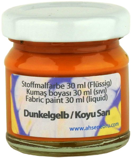 Stoffmalfarbe - Dunkelgelb 30 ml